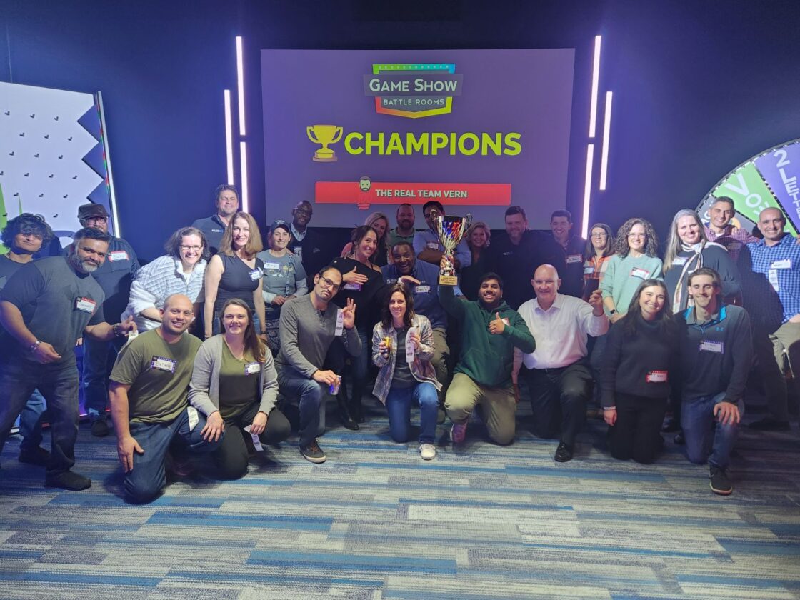 Picture of Chicago staff at the Game Show Event